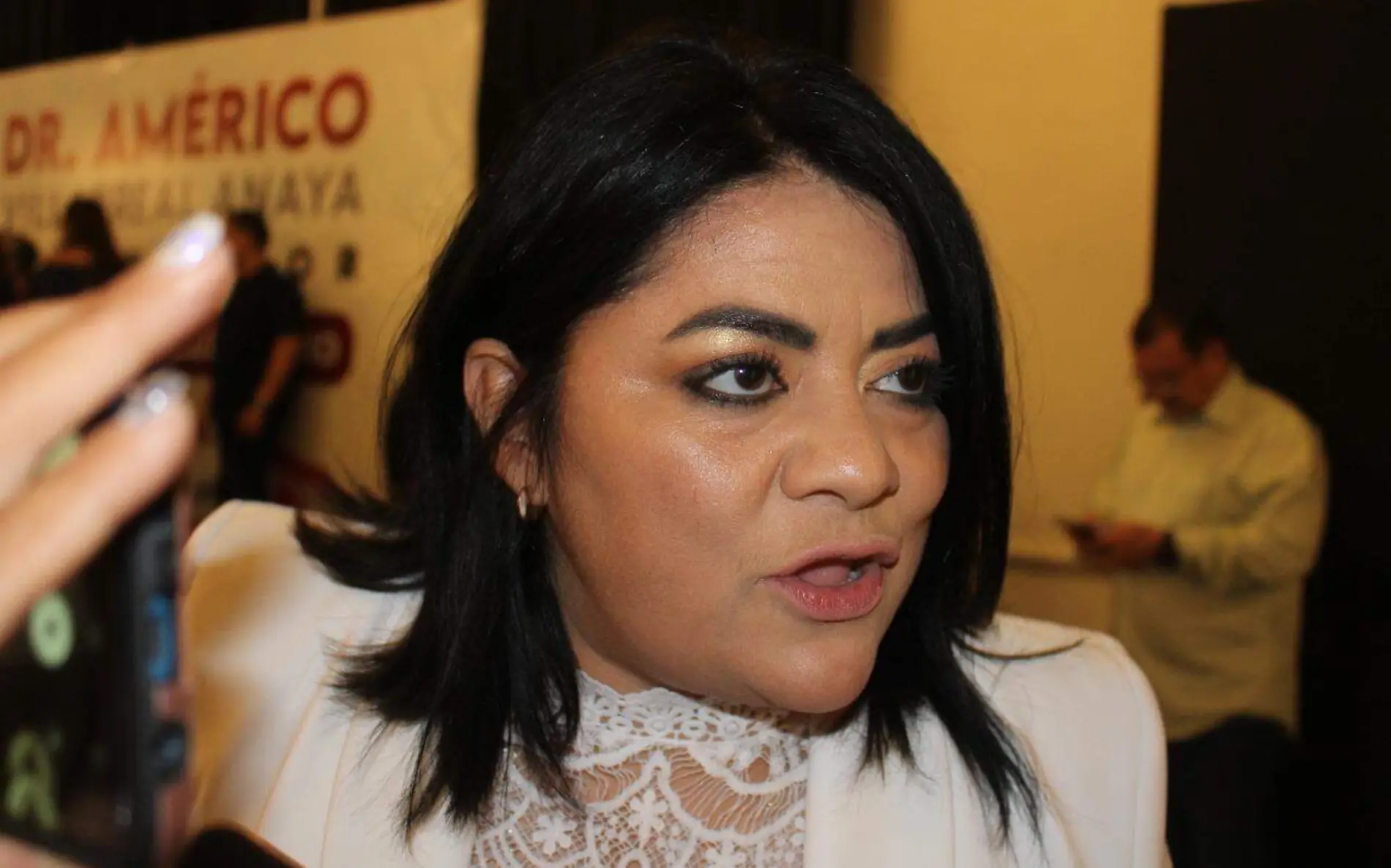 Úrsula Patricia Salazar Mojica, coordinadora de la bancada de Morena en Tamaulipas Teresa Macías (1)